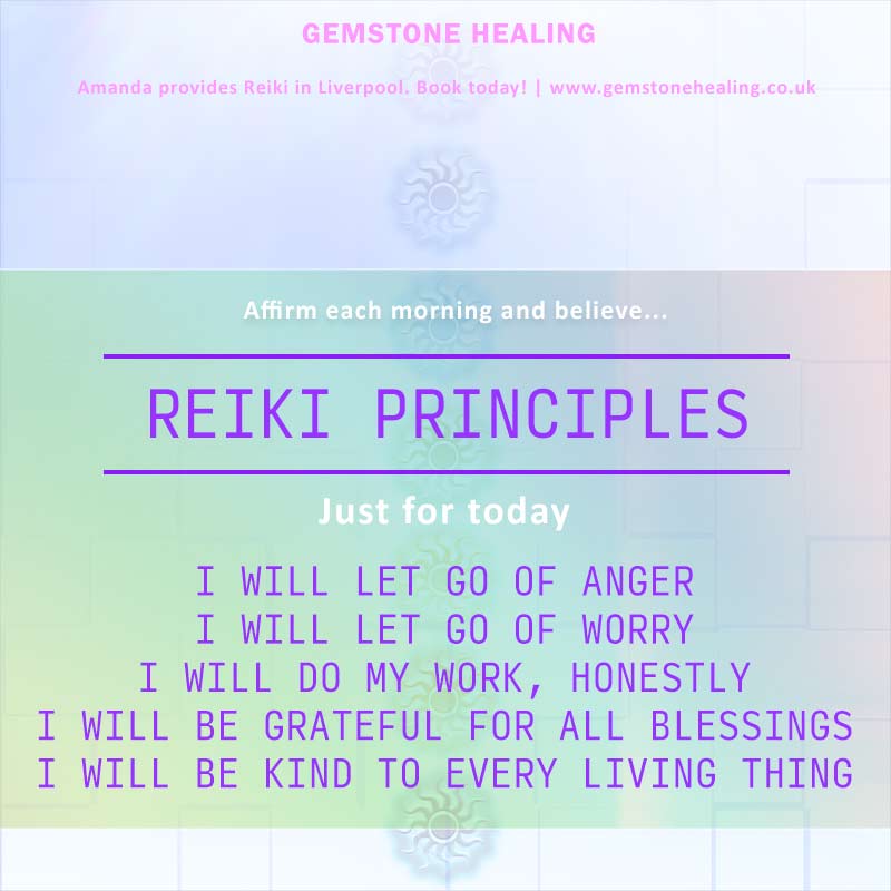 Five Reiki Principles