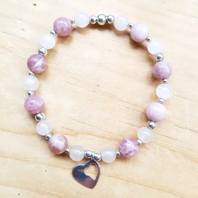 Heart custom healing bracelet