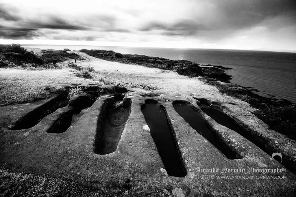 The rock cut graves of Heysham, Lancashire. Amanda's spiritual sanctuary.
